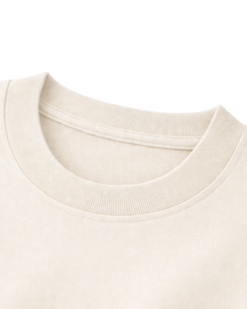 Heavy Oversize Tee – Natural Bone