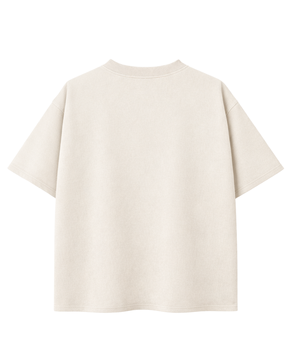 Heavy Oversize Tee – Natural Bone