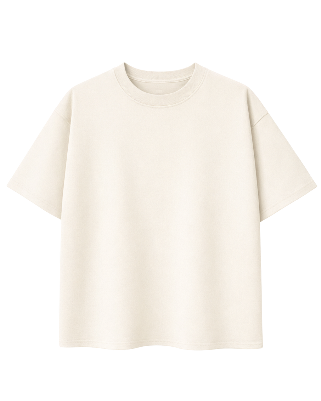 Heavy Oversize Tee – Natural Bone