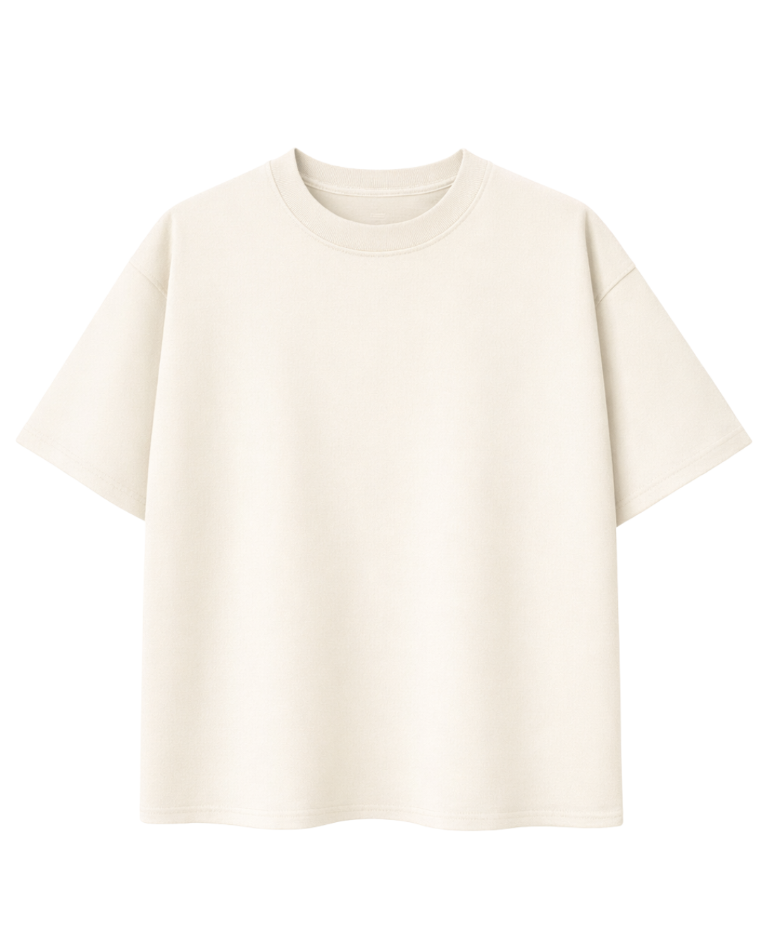 Heavy Oversize Tee – Natural Bone