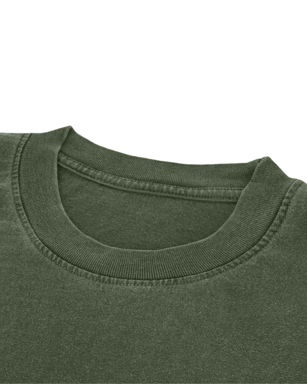 Heavy Oversize Tee – Verde Olivo.