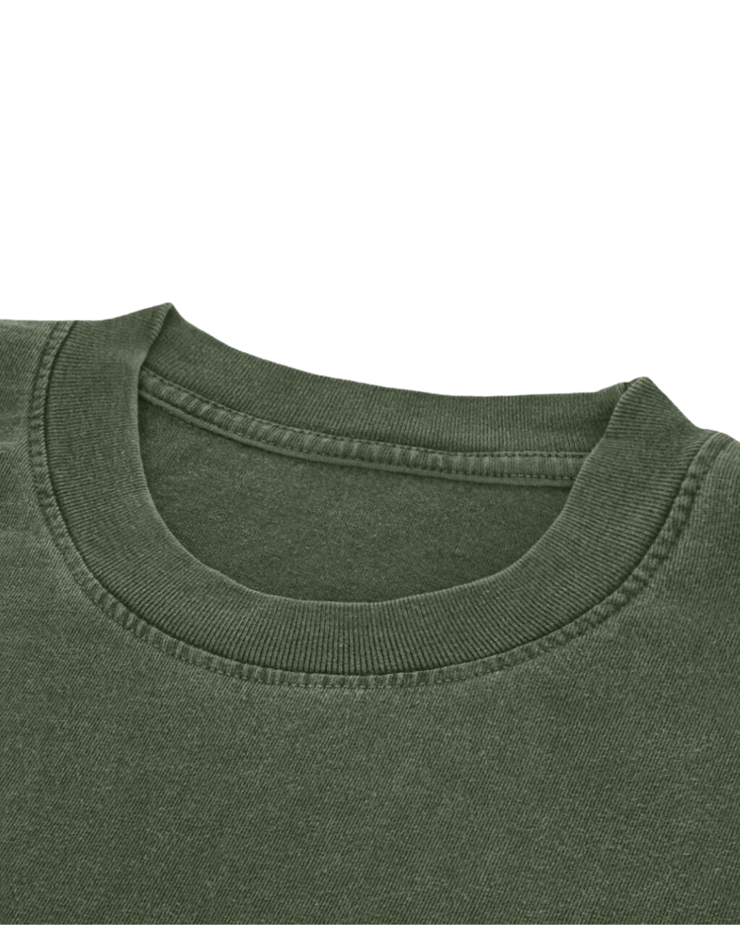 Heavy Oversize Tee – Verde Olivo.