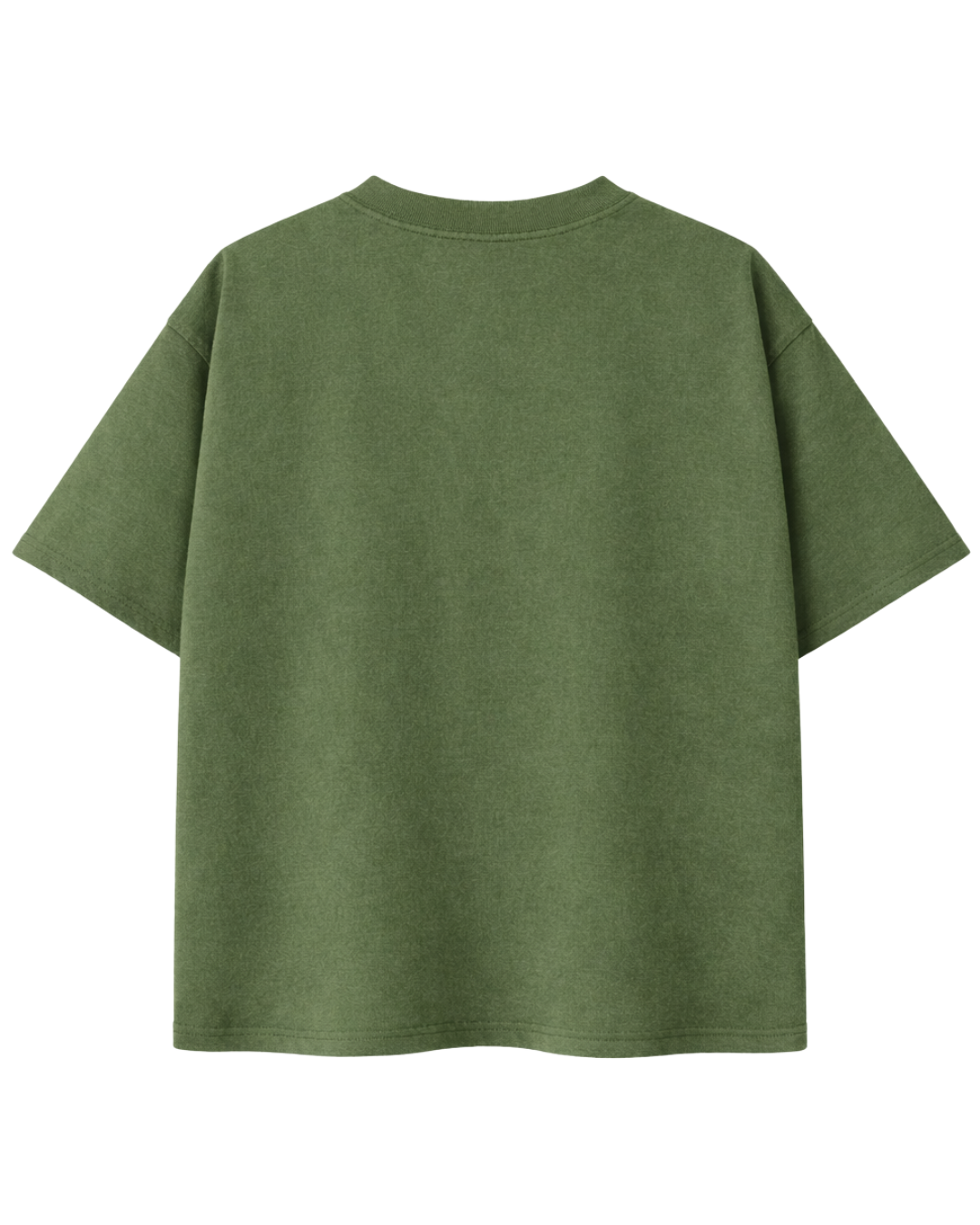 Heavy Oversize Tee – Verde Olivo.